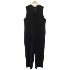 B&Y ユナイテッドアローズ BEAUTY&YOUTH ビューティー&ユース Vネックオールインワン ジャンプスーツ S 黒 1626-199-4511 /TK