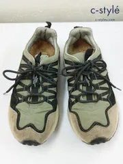 P422 [人気] Flower Mountain フラワーマウンテン スニーカー 26cm グリーン系 FALCON FM90002 | ★