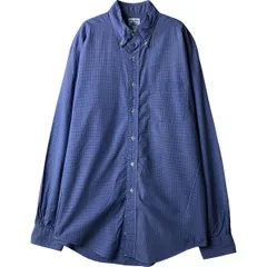 古着 80~90年代 ブルックスブラザーズ Brooks Brothers MAKERS RELAXED FIT 半袖 ボタンダウン チェックシャツ USA製/eaa607083