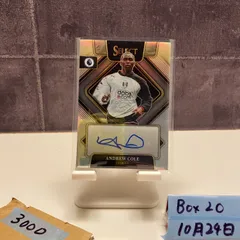 2022-23 Panini Select Premier League  Andrew Cole 直筆サインカード Fulham Prizm  カード