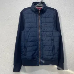 XS Tommy Hilfiger トミーヒルフィガー レディース キルティング ダウン ジップアップ ジャケット N0971