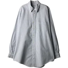 古着 ブルックスブラザーズ Brooks Brothers 長袖 ボタンダウンストライプシャツ USA製 メンズL相当/eaa599556