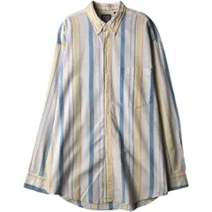 古着 90年代 ギャップ GAP オールドギャップ 長袖 ボタンダウンストライプシャツ メンズM相当 ヴィンテージ/eaa607087