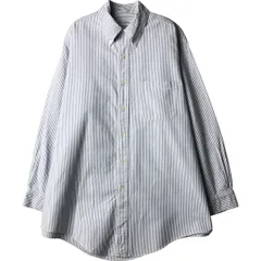 古着 ブルックスブラザーズ Brooks Brothers 長袖 ボタンダウンストライプシャツ USA製 メンズL相当/eaa607093