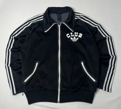 アディダス クラブ オーバーサイズ ブラック ジャージ