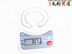 PT850 キヘイ 喜平 ネックレス 6面ダブル30.7g 6メンダブル 白金 プラチナ 850 【中古】 ジュエリー