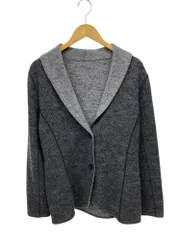 Daks (ダックス) 起毛 テーラードジャケット ウール 日本製 40 ダークグレー レディース/028