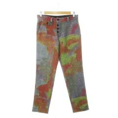 ワイズ Y's ヨウジヤマモト Yohji Yamamoto ツイードパンツ ストレート ジップフライ 2 M マルチカラー YP-P04-113 /MN17 ■GY19のサムネイル