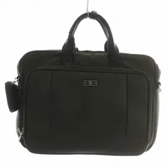 ランバン LANVIN ビジネスバッグ ブリーフケース ショルダー 2WAY ナイロン ロゴ カーキ /XZ ■GY11のサムネイル