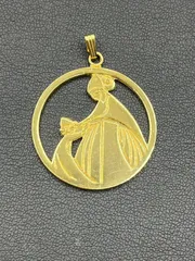 LANVIN ランバン ARPEGE アルページュ シルエット ネックレストップ ペンダントトップ ゴールドカラー