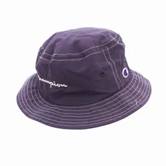 チャンピオン CHAMPION バケットハット 帽子 ロゴ 刺繍 ナイロン 紫 パープル /HO