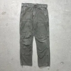 Carhartt カーハート ダブルニー ダック ペインターパンツ メンズW31相当 古着 アメカジ カーキ