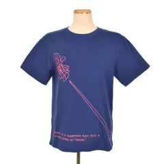 アンパンマンミュージアム やなせたかし プリントTシャツ 半袖 M 紺 ネイビー ■FY