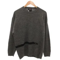 23区 オンワード樫山 ニット カットソー 長袖 ライン 3 グレー /KR