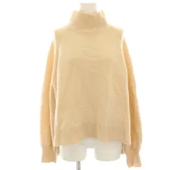 アダムエロペ Adam et Rope' ニット セーター 長袖 ハイネック ウール F ピンクベージュ /HN