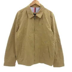 トミーヒルフィガー TOMMY HILFIGER ブルゾン ジャケット ジップアップ L ベージュ /BS