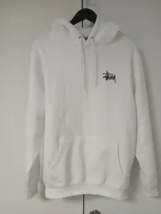 STUSSY 白 ヘビー フーディー Tシャツ ラージ