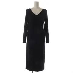 N.Natural Beauty Basic N.ナチュラルビューティーベーシック タグ付き ワンピース ニット M 紺 /RE ■MA