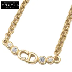 Christian Dior クリスチャンディオール GP CDロゴ ラインストーン