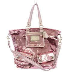 コーチ COACH ポピー シークイン スポットライト トートバッグ ハンドバッグ ショルダーバッグ 2WAY ピンク 13838 /KH
