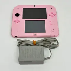【初期化済/動作品】 Nintendo 2DS Pink FTR-001  任天堂 ニンテンドー2DS  ゲーム機 本体 ピンク 充電器付き