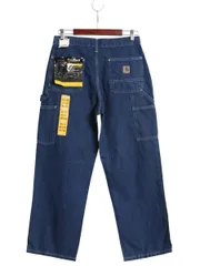 【お得なクーポン配布中!】 デッドストック US企画 カーハート デニム ペインター パンツ メンズ 30 28 / ワーク ストレート ジーパン ジーンズ ボトムス ワンポイント