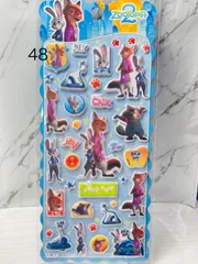 48〜51シール　シール帳　デコレーション　キャラクター