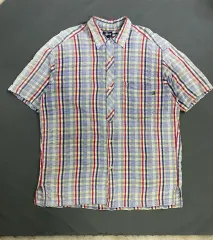 STUSSY チェック 半袖 シャツ M