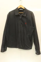 【中古】 Polo by Ralph Lauren メンズブルゾン M スウィングトップ Polo by Ralph Lauren M 紺 ネイビー ロゴ