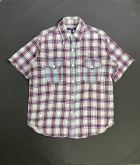 コム・デ・ギャルソン オム CHECK 半袖 シャツ S