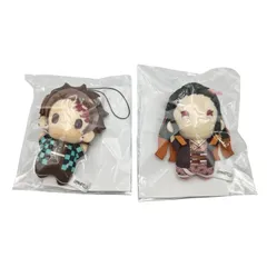 【未使用品】 劇場版 鬼滅の刃 無限城編 第一章  ゆらふわみにみにぬいぐるみ 竈門炭治郎 & 竈門禰󠄀豆子 セット 中古 送料無料 H４