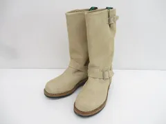  優良品 ゲッタグリップ Getta Grip エンジニアブーツ スエード UK5 24cm ベージュ 9910-VL