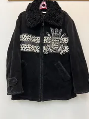 ficce フィッチェ 90S アウター ダルメシアン ファーコート ジャンパー ドン小西 YOSHIYUKI KONISHI ヴィンテージ ブラック