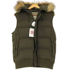 ユニクロ UNIQLO OLD ファー ダウンベスト Y2K メンズ JPN：L 