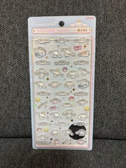 正規品 サンリオ シナモロール ボンボンドロップシール BONBON DROP mini ぷっくり 立体 クリア