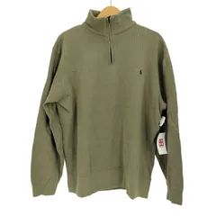 ポロバイラルフローレン Polo by RALPH LAUREN ポニー刺繍 コットン ハーフジップスウェット メンズ  LL