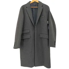 ナノユニバース NANO universe LB.03／SUPER140'Sダブルメルトンチェスターフィールドコート メンズ JPN：L 