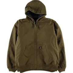 古着 00年代 カーハート Carhartt アクティブジャケット 中綿入り フード付き ワークジャケット メンズXXL相当/evb033243