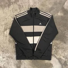 00s adidas L/S TRACK-JACKET アディダス 長袖 トラックジャケット ジャージ メンズ Mサイズ 古着 ヴィンテージ ストリート スポーツ Y2K