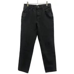 YANUK ヤヌーク 金子綾コラボ ハイライズスリムテーパード デニムパンツ 57183509 ブラック 26