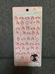 正規品 サンリオ マイメロディ ボンボンドロップシール ボンボンドロップシール BONBON DROP mini ぷっくり 立体 クリア