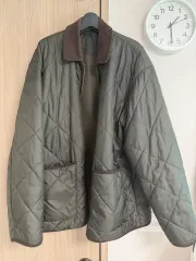 ザラ キルティング ジャケット オリーブ XL