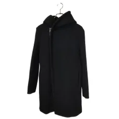 jun hashimoto ジュンハシモト EXCLUSIVE WRAP COAT フード ウールコート 1011720001 3 ブラック メンズ