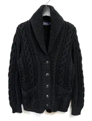 POLO RALPH LAUREN｜ポロ ラルフローレン  ショールカラー ケーブルニット カーディガン