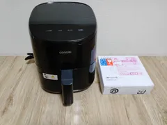 【網新品】COSORI コソリ ノンフライヤー 2L 一人用 エアフライヤー オイル97％カット 省エネ ミニ 卓上 電気 フライヤー 揚げ物 ブラック CAF-LI211-KJP