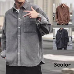 新品 トップス ジャケット シャツ メンズ 秋服 カジュアルシャツ 長袖シャツ ライトアウター 開襟 ビジネス 無地 おしゃれ mllrg