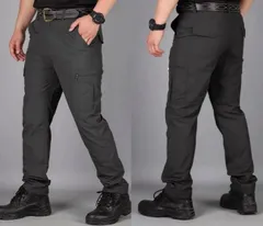 新品 ワークパンツ カーゴパンツ メンズ ボトムス  作業ズボン 多機能 長ズボン 撥水加工 無地 通勤 mledy