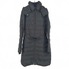 DKNY レディース ベルト ダウン 軽量 ハーフダウン ブラックS (HU42451)