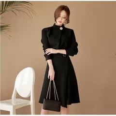 新品 ワンピース フレアワンピース 長袖 Aライン 通勤 オフィス パーティードレス 上品 デート 女子会 入学式 卒業式 入園式 mlhux