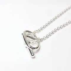 【中古】HERMES シェーヌダンクル パンク ネックレス42 シルバー925 エルメス[66]